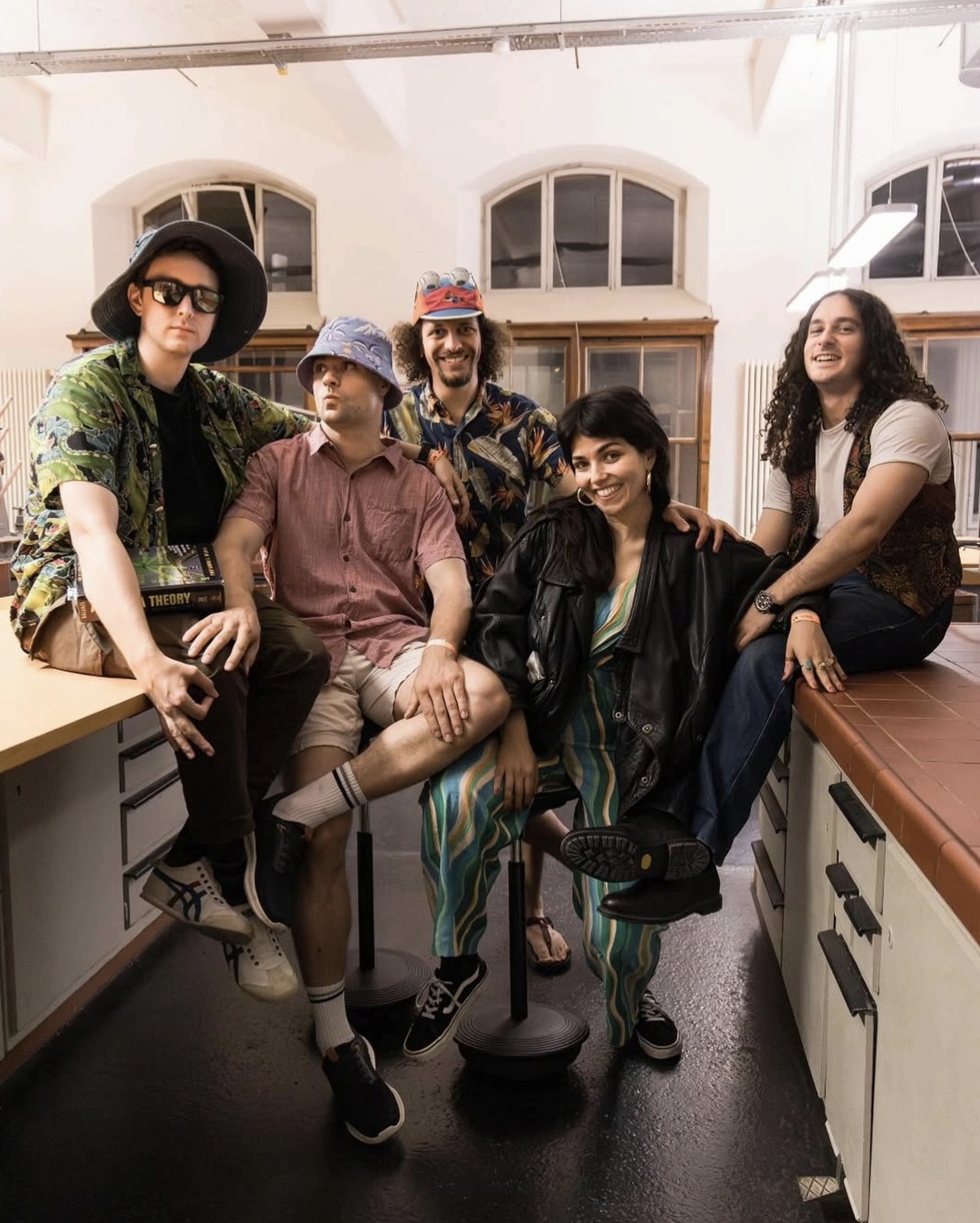 Sepi, Odysseas and the band Ladies who lunch